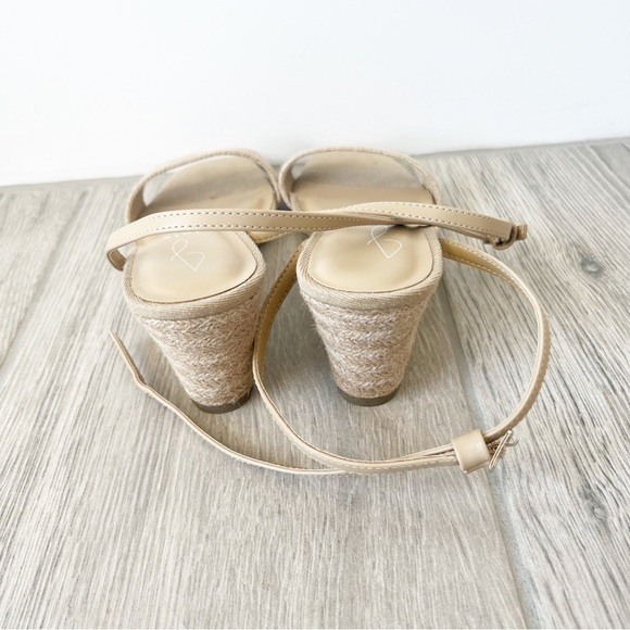 NWOB Joie Women’s Lila Straw Jute Wedge Sandal Ankle Strap 10 - Picture 4 of 7